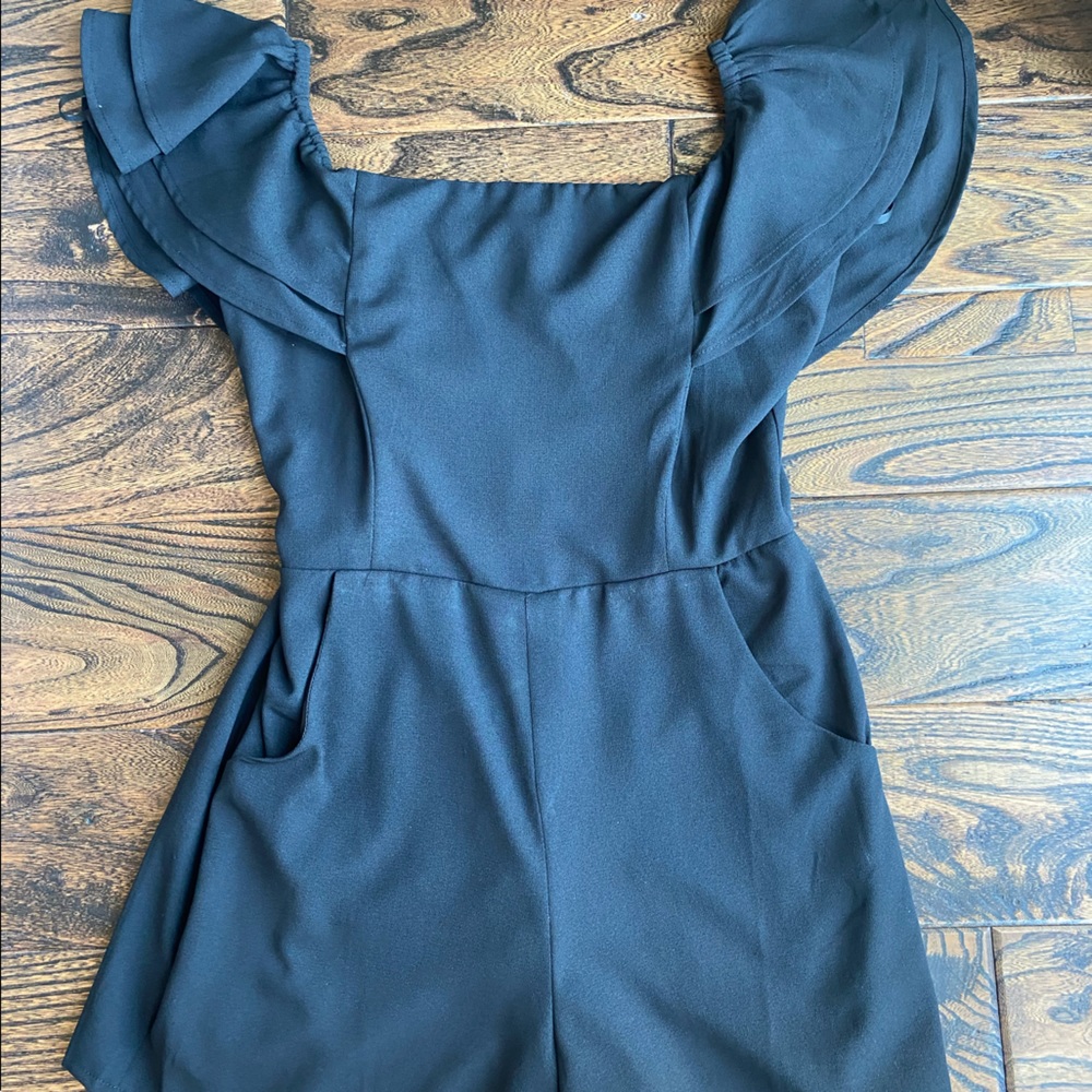 Black Romper - Picture 2 of 4